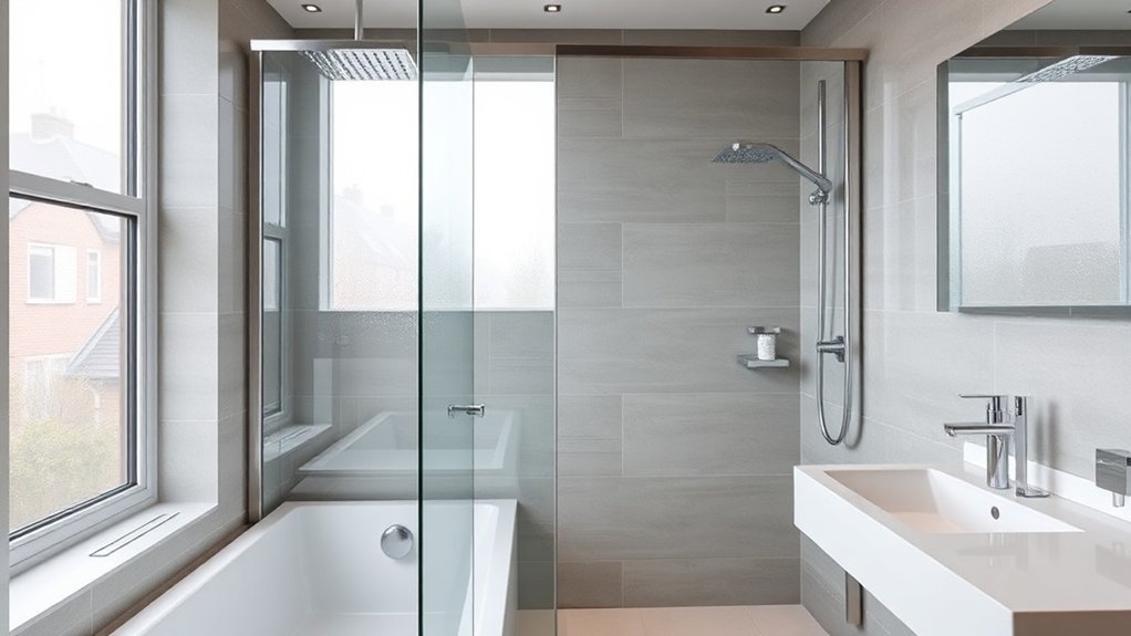 Semi-Frameless Shower Screens Walworth
