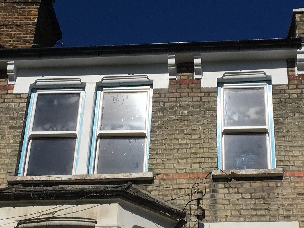 New uPVC sash windows fitted on Victorian terrace in Walworth